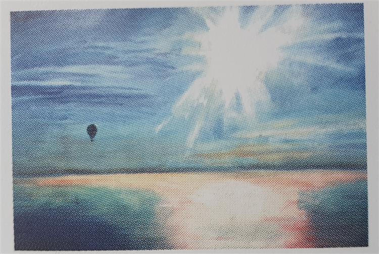 White sun (Balloon), 1992 - Oleg Holosiy