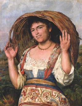 Contadina Abruzzese, 1887 - Pasquale Celommi