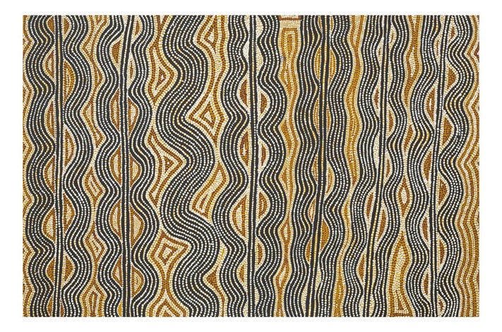 Untitled (Designs Associated with the Site of Tarkul), 1998 - Warlimpirrnga Tjapaltjarri
