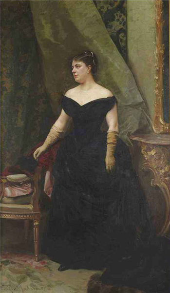 Madame Isaac Hirsch Kann, Née Julie De Koenigswarter, 1885 - Raimundo de Madrazo