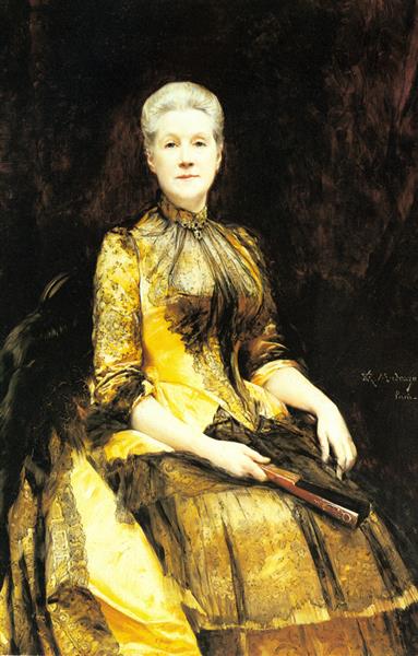 A Portrait of Mrs. James Leigh Coleman, 1886 - Раймундо Мадрасо