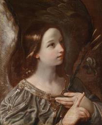 The Angel of the Annunciation - Elisabetta Sirani