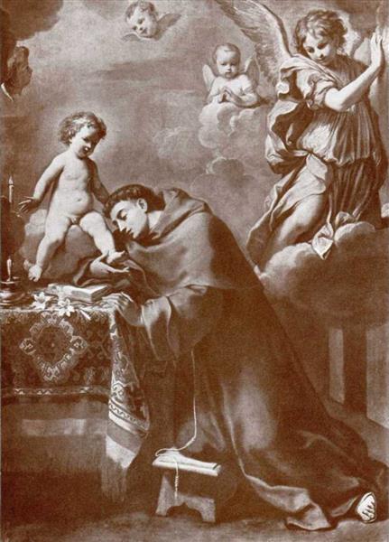 The Dream of St. Anthony of Padua, 1662 - Elisabetta Sirani