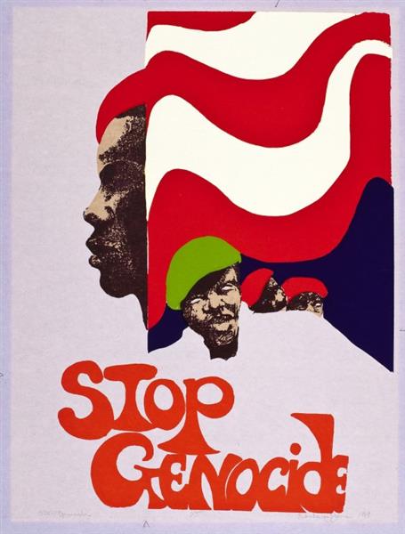 Stop Genocide, 1969 - Barbara Jones-Hogu