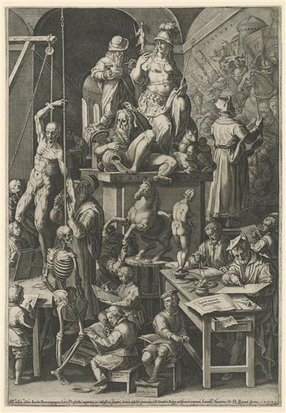 Allegory of the Arts, 1578 - Cornelis Cort