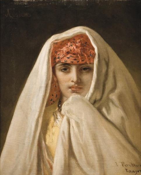 Portrait of a Young Moroccan Woman - Jean-François Portaels