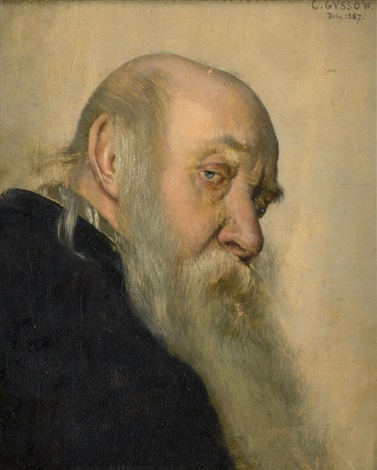 Portrait of a Scholar, 1887 - Karl Gussow