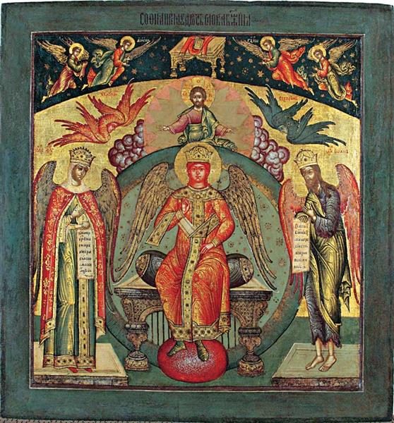 Holy Wisdom, c.1670 - Orthodox Icons - WikiArt.org