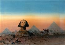 The Sphinx and the Pyramids - Augustus Osborne Lamplough