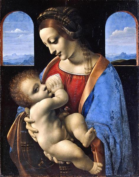 Madonna Litta (Madonna and the Child), c.1490 - Leonardo da Vinci