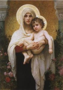 The Madonna of the Roses - William-Adolphe Bouguereau