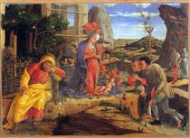 Adoração dos Pastores - Andrea Mantegna