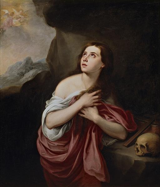 Penitent Magdalene, 1650 - 1665 - Bartolome Esteban Murillo