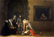 Die Enthauptung Johannes des Täufers - Michelangelo Merisi da Caravaggio