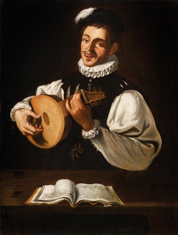 A lute player, 1596 - Караваджо