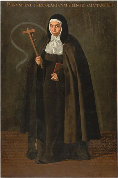 Madre Maria Jeronima de la Fuente, 1620 - Диего Веласкес