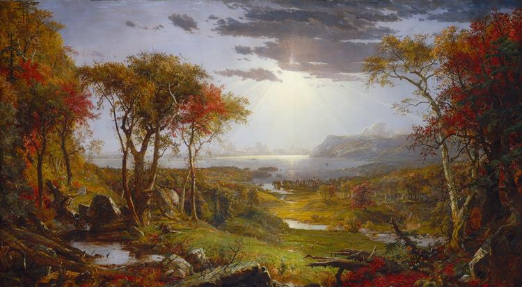 Autumn on the Hudson, 1860 - Jasper Francis Cropsey