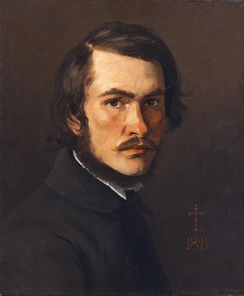 Self-portrait, 1841 - Johan Thomas Lundbye