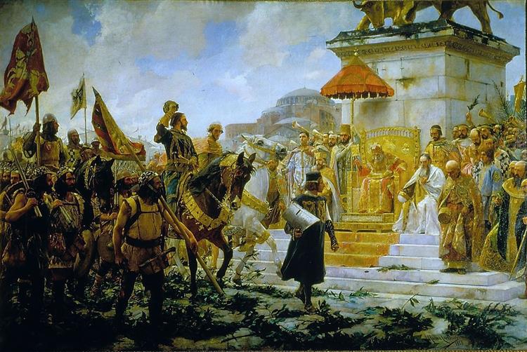 Roger de Flor's entry into Constantinople, 1888 - Jose Moreno Carbonero