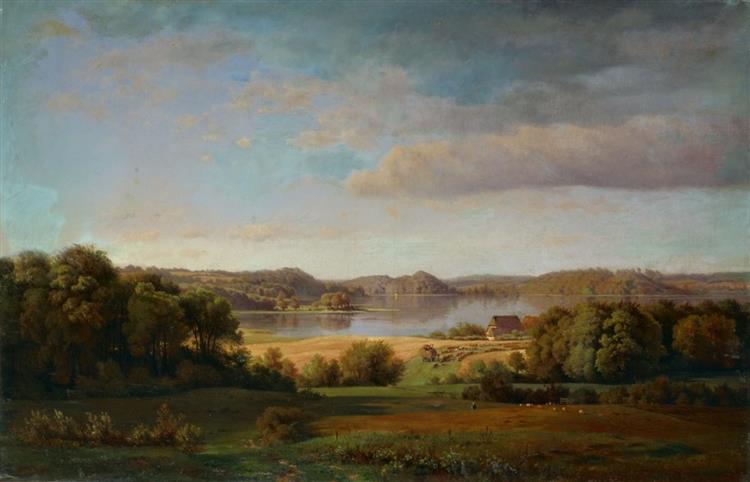 Landscape In Schleswig-Holstein - Louis Gurlitt