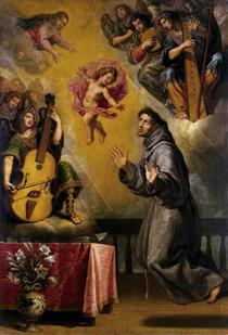 The Vision of St Anthony of Padua - Vicente Carducho