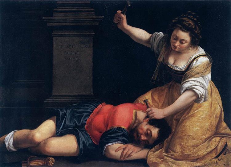 Jael and Sisera, 1620 - Artemisia Gentileschi