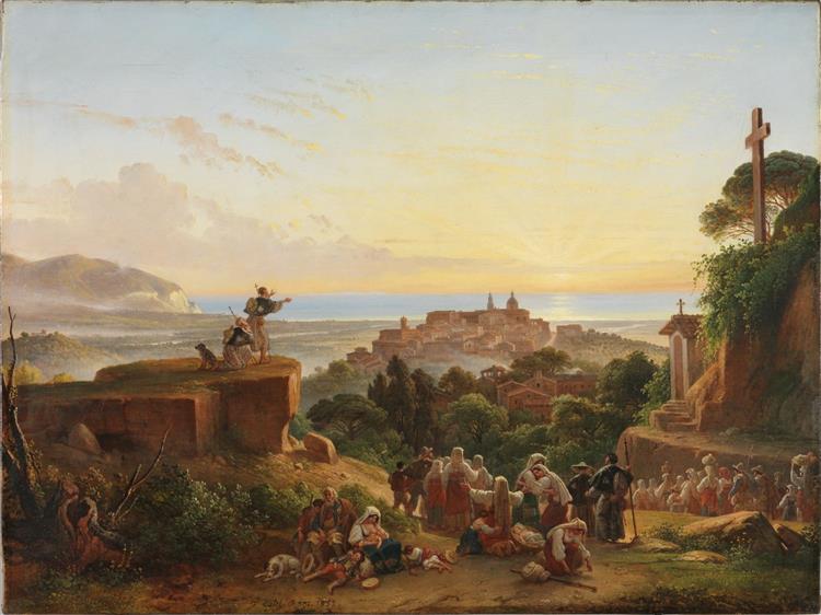 Pilgrimage, 1852 - Franz Ludwig Catel
