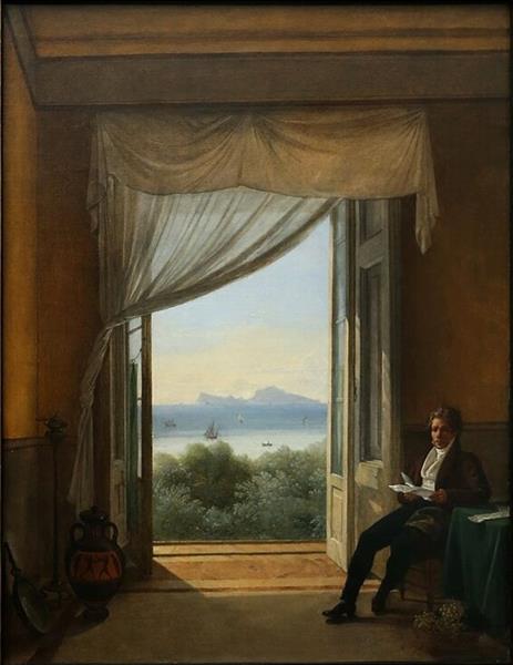 Karl Friedrich Schinkel in Naples, 1824 - Франц Людвиг Катель