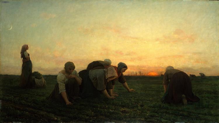 The Weeders, 1860 - Jules Breton