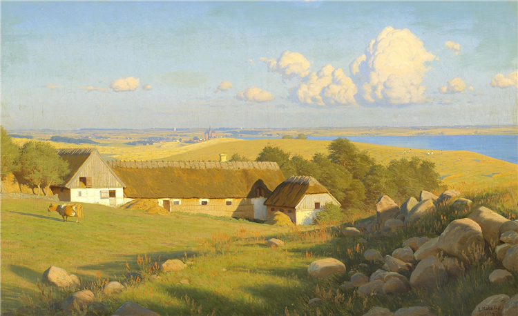 Landscape near Kalundborg, Zealand, 1894 - Ludvig Kabell
