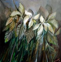 Flower Painting - Rochelle Blumenfeld