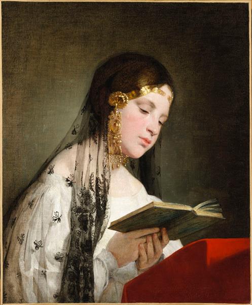 Woman reading, 1834 - Фридрих фон Амерлинг