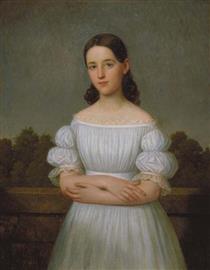 Portrait of Clara Mazureau - Jacques Amans