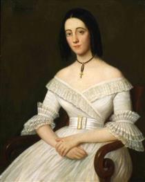 Portrait of Catherine Daingerfield Willis Gray - Jacques Amans