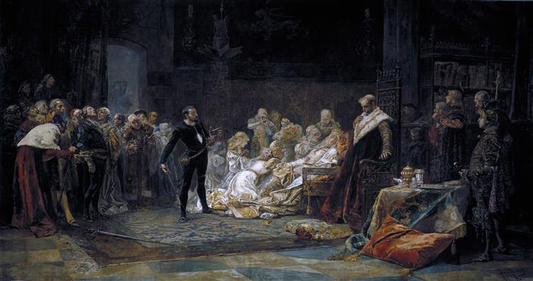 Last Scene From Hamlet, 1884 - Salvador Sánchez Barbudo