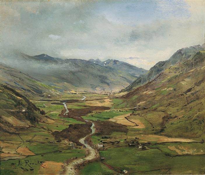 The Gastein Valley II, 1877 - Anton Romako
