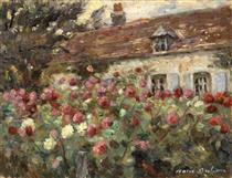 Flowers in the Artist's Garden - Marie Duhem