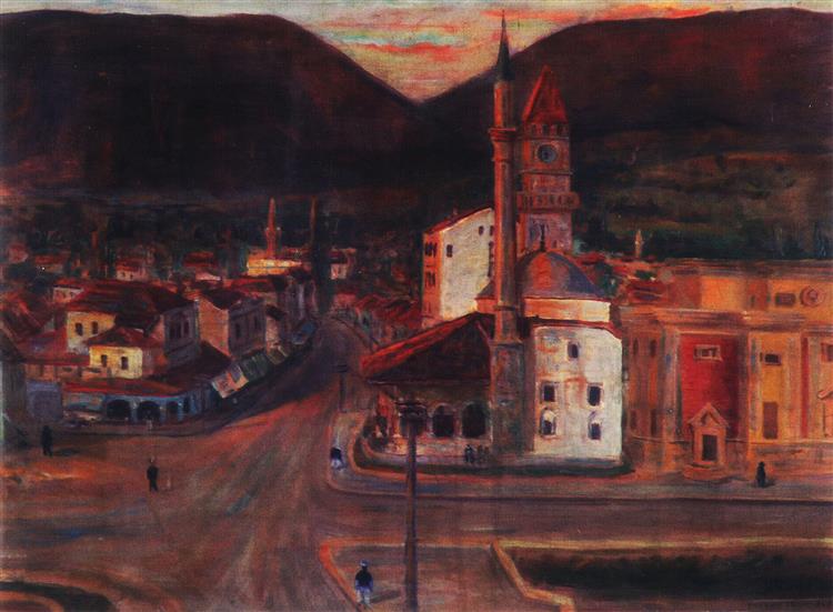 Tirana, c.1938 - Ibrahim Kodra