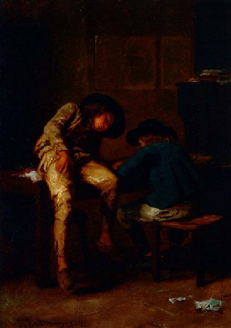 The two brothers, 1876 - Jules Trayer