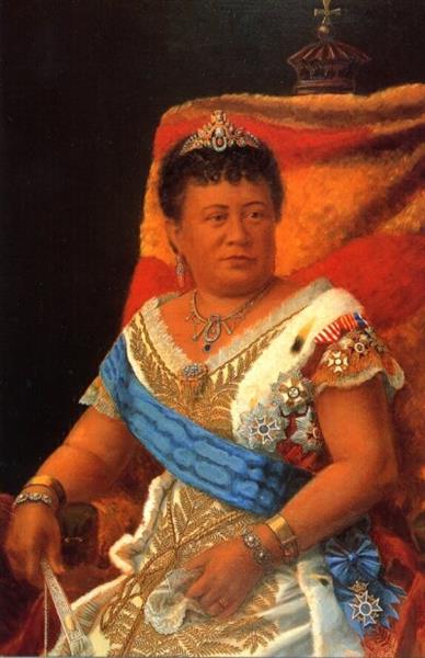 Portrait of Queen Kapiolani, c.1883 - Charles Furneaux