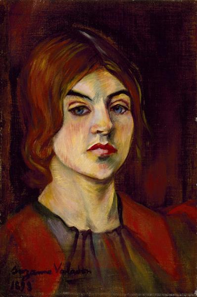Suzanne Valadon   Self Portrait, 1898 - 蘇珊‧瓦拉東