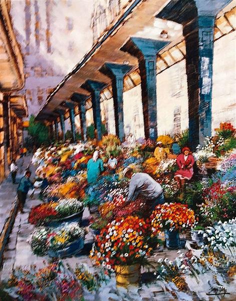 Flower Market, Adderley Street, Cape Town - James Yates