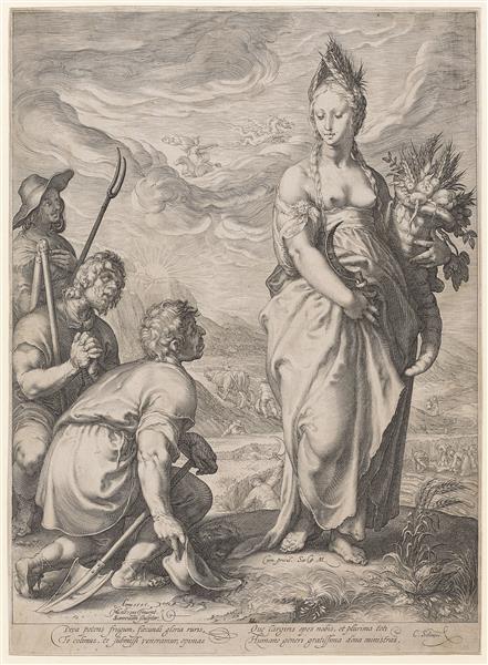 Cult of Ceres, 1596 - Jan Saenredam