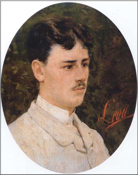 Portrait of Ludovico Tommasi, 1883 - Сильвестро Лега