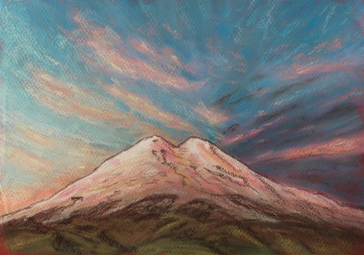 Elbrus summer sunset, 2020 - Alina Danilova