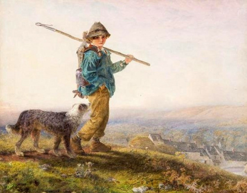 Young gamekeeper - Alfred Downing Fripp