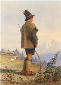 A Tyrolese shepherd - Карл Хаг