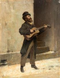Wandering musician - Girolamo Induno