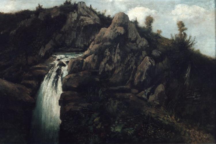 Waterfall between the rocks - Michele Cammarano
