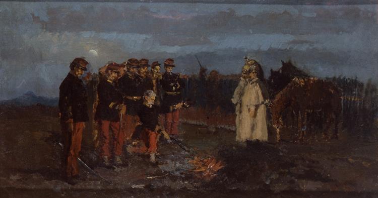 Episode from the Battle of Sedan, c.1870 - Michele Cammarano